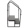 CNCEST RV Steps with Handrails,2 Step RV Stairs 450 lbs