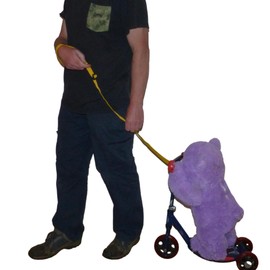 Children and Micro Scooter Carry and Pull Strap: Handlebar Reins (Yellow)