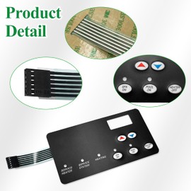 42002-0029Z/472610Z Switch Membrane Compatible with Sta-Rite Max-E-Therm Pool and Spa Heater Electrical Systems,Aftermarket Part