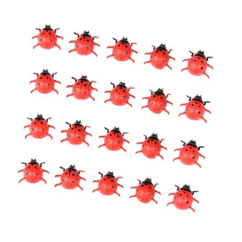 ANCLLO 50Pcs Ladybug Decorative Refrigerator Magnets Perfect Fridge Magnets for House Office Personal Use-Red