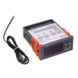 YUNFANG Digital Temperature Controller, STC-1000, Controller, Thermostat, JZFH28082-1FZJJCXBB, 12V, LED Display