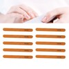 10pcs Nail File Professional Wood Core Reusable Double Sides Washable