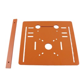 Circular Saw Base Plate, 28 x 25 cm Large Woodworking Cutting Machine Base Plate, Supports 90 Degree Flat Cutting and 45 Degree Bevel Cut