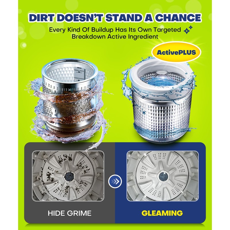 Clean Washing Machine Cleaner Tablets