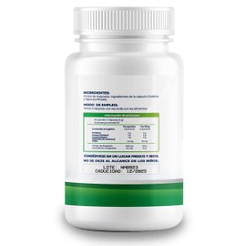 Citrato Magnesio 100 Capsulas 500 Mg - Suplemento Alimenticio -Natural