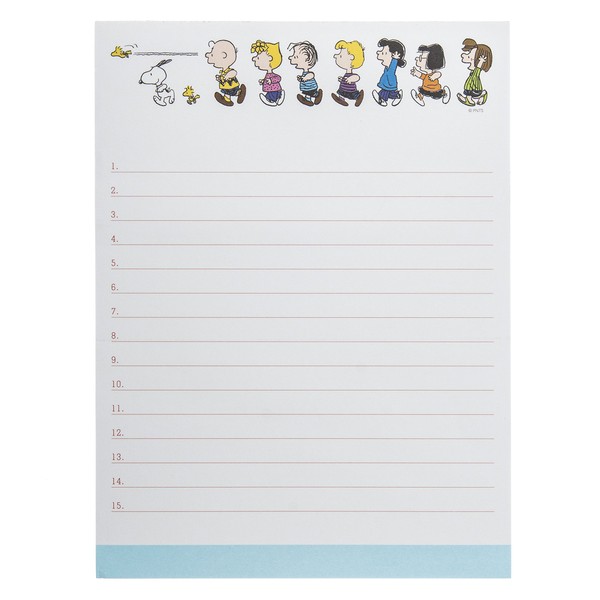 Graphique “Peanuts Run” Large Notepad | 150 Tear-Away Sheets |