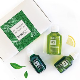 HAIRMED Kit di trattamento antifora grassa capelli cute equilibrante
