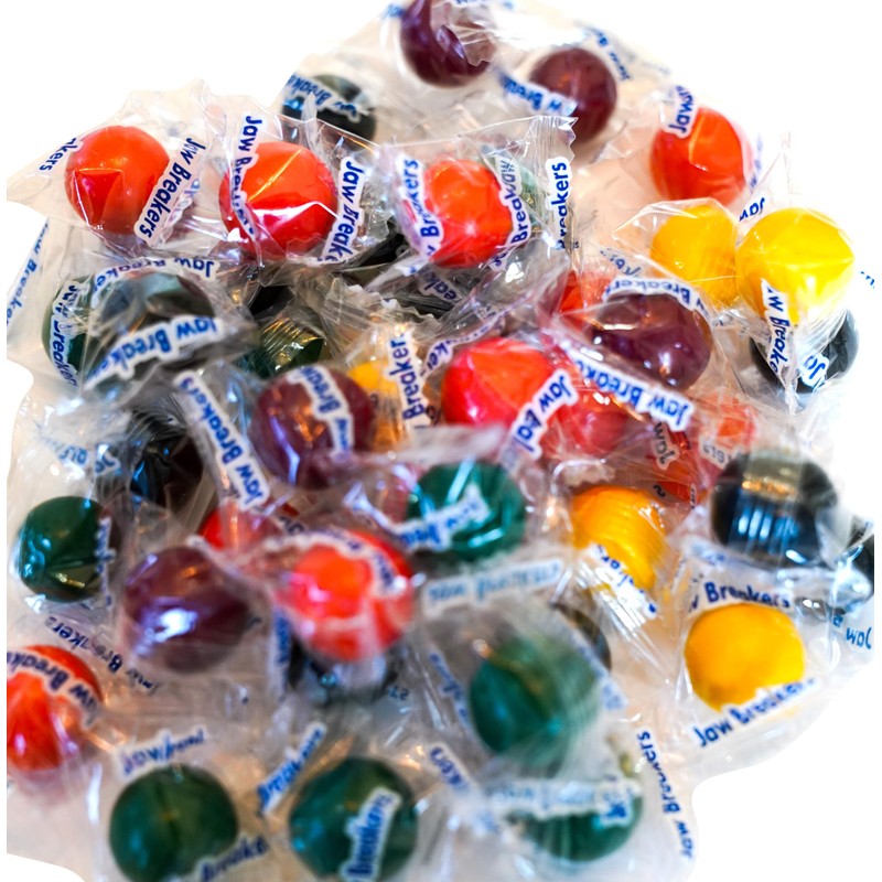 Jawbreakers Hard Candy - 100 Assorted Sweet Fruit Flavored Individually