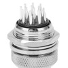 2PCS 12 Pin Aviation Connectors Zinc Alloy Electrical Plug and