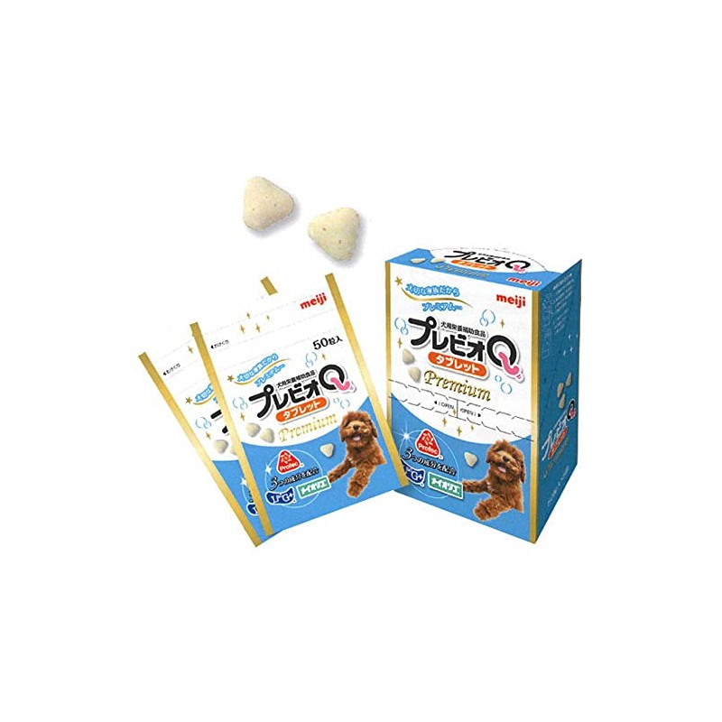 Previo Q Tablet Premium for Dogs, 50 Tablets x 5