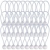 AOPRIE 30 Pack Bungee Balls 6inch White Ball Bungee Heavy