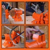 PONY Heavy Duty Bench Vise, 5-inch Jaw Width and Opening,