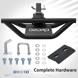 OEDRO Hitch Step Replacement for Truck Vehicles with 2" Hitch Receiver Rear Bumper Guard Protector Upgraded Textured Black Hitch Step Bar