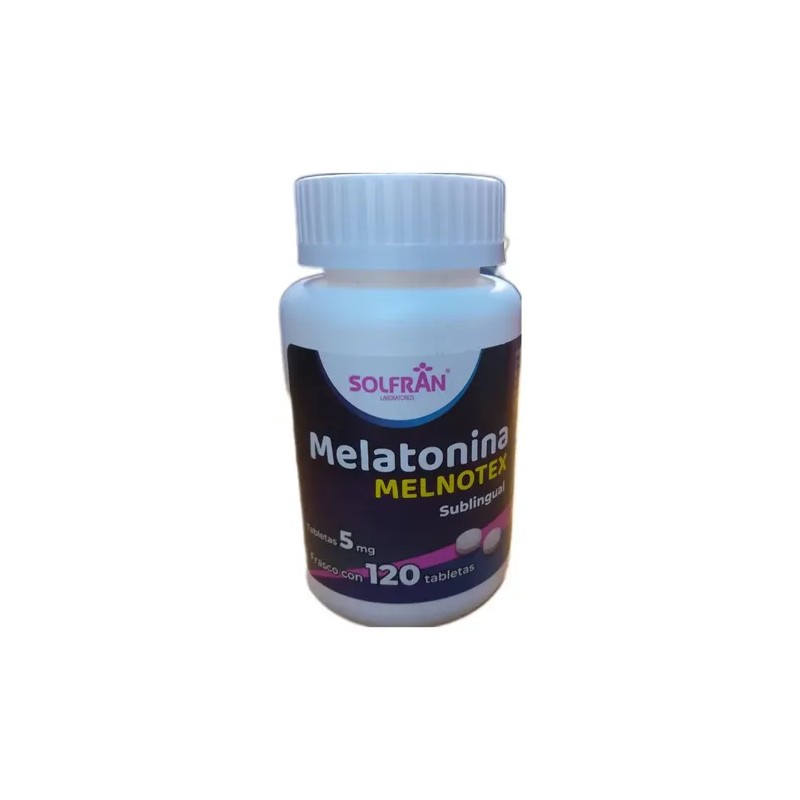 Melatonina Melnotex 5mg, 120 Tab Sublingual