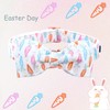 Lionheart glory Easter Dog Collar with Bow Tie Carrot Print