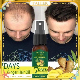 Eelhoe 7 Days King of Ginger  Growth Spray – 50ml  Effective  Loss Prevention and Scalp Care  All  Types Haircare Comfort Hair - color: Ginger Essence Oil #20ml