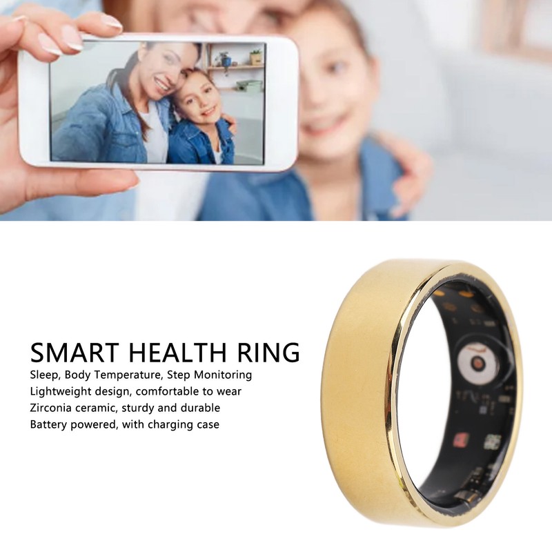 Smart Health Ring Lightweight Sleep Monitoring Step Counting Fitness Health