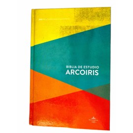 Biblia De Estudio Arcoíris Tapa Dura Rvr1960 Editorial Holman En Español