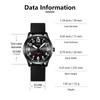 CIVO Men's Watches Waterproof Watch Analogue Quartz Large Numbers Luminous
