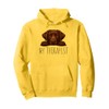 Funny Chocolate Labrador Dog Owner Pullover Hoodie