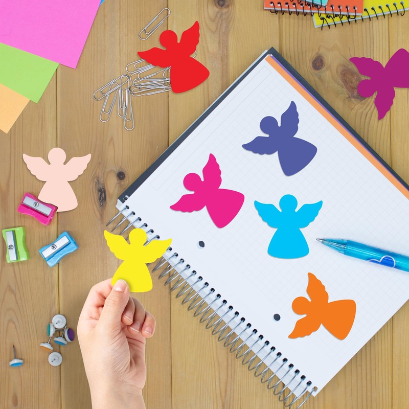 Paper Angel Cutouts 108pcs | Cut Out Shapes for Bulletin