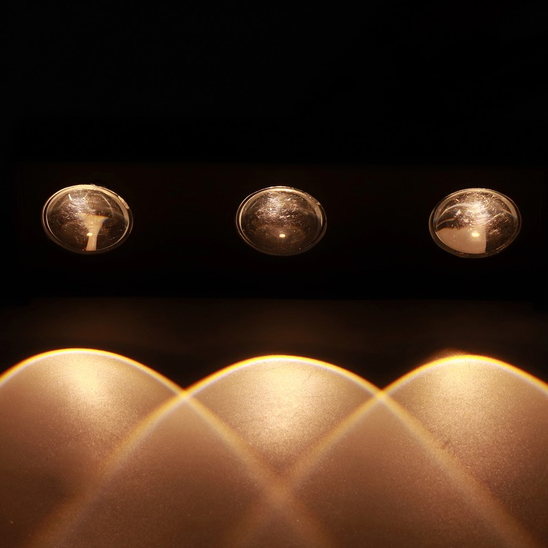 LED Wall Lights 3 LED 3W Glareless Soft Warm Light