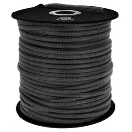 ASR Outdoor 25 Feet Technora 2500LB Utility Survival Cord, Black