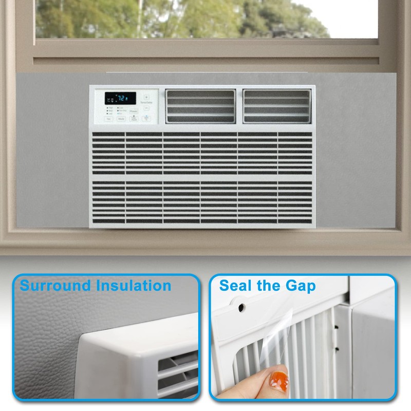 Air Jade Window Air Conditioner Side Panels, Full Surround Insulated