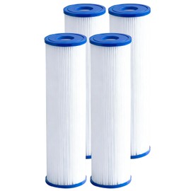 DAYEAR Cold Plunge Filter Cartridge 20 Micron Pleated Sediment Filter 10"x2.5" (4 Pack) for Replacement Most Compatible with Cold Plunge Chiller,Ice Bath Chiller