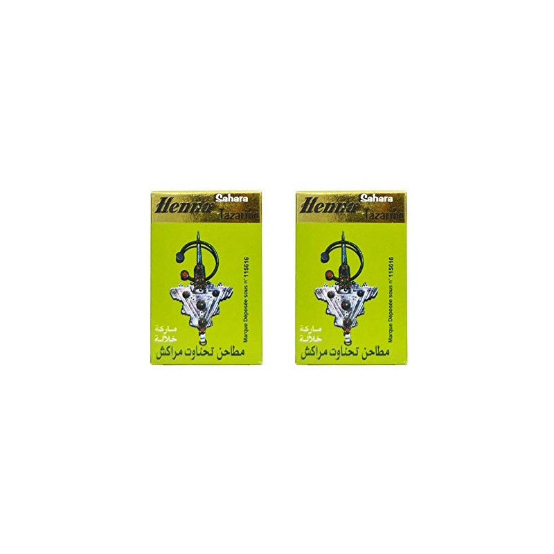 Henna Sahara Tazarine Lawsonia Inermis Hair Care Set 2 Pack