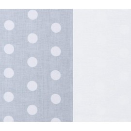 Vizaro - BABYHÖRNCHEN - Einschlagdecke - Wickeltuch - Decke - Pucksack - sehr weich - 100% REINE BAUMWOLE - Made in EU - ÖkoTex - SICHERES Produkt - K. Weiße Tupfen