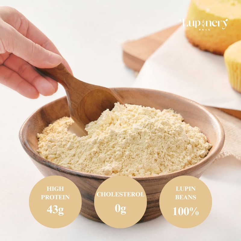 Lupinery LUPIN BEAN MEAL FLOUR for baking and cooking NON-GMO/GLUTEN