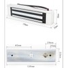 AUTENS Electric Magnetic Electromagnetic Door Lock 12V Fail-Safe NC Mode
