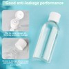 flintronic 80 ml Empty Travel Bottles Set, Travel Bottles for