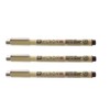 Pigma Micron Sakura Sepia 05. Set of 3 and 1