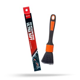 Maxshine Ultra Soft ESS Detailing Brush (Small) - Professional Detail Brushes for Interior, Exterior, Leather Seats, Engine Bay, Wheel - Ever So Soft Detailing Brushes - Red