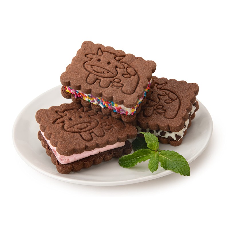 Mobi Silicone Ice Cream Sandwich Maker, Cow