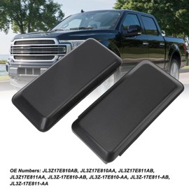 1 Pair Front Bumper Guard Pad Insert Cap, Compatible with JL3Z17E810AB, Front Bumper Parts, Guard Pad End Cap Cover Replacement for Vehicle