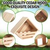 DoubleFill 2 Pcs Cedar Dove Nesting Box Dove House Nest