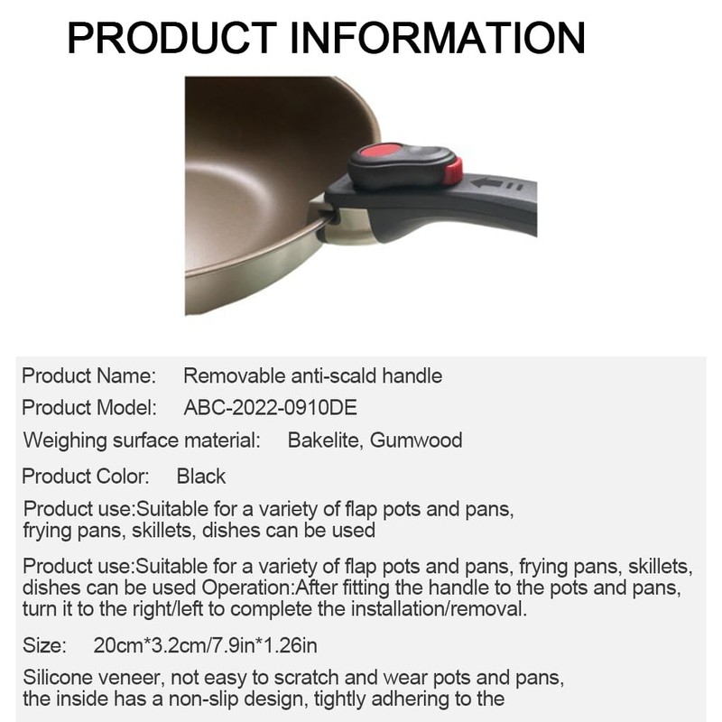 Te-FAL Ing-enio Handle Replacement – Cookware Collection for Handle Pots