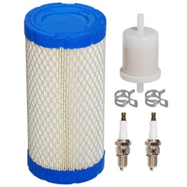 HIFROM Air Filter Fuel Filter Spark Plug Kit Compatible with Kubota BX1800 BX1830 BX1860 BX22 BX2200 GR2100 GR2120 ZD18 ZD21 Z482 K1211-82320 K2581-82310 11013-1290 11013-7048