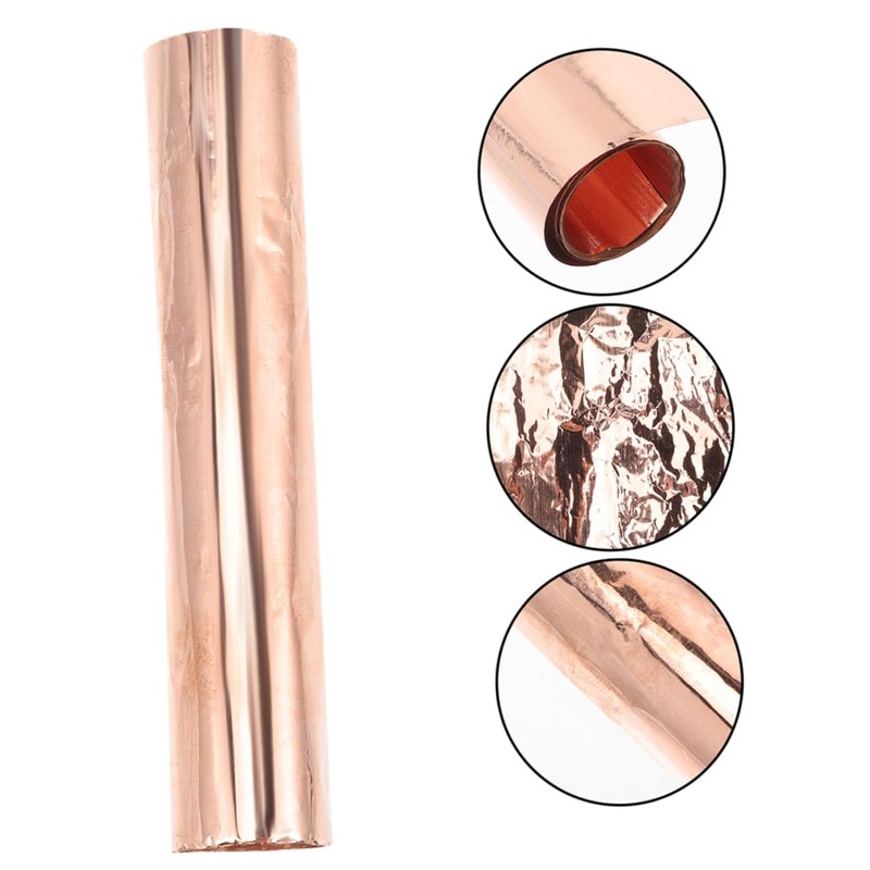 KICHOUSE 1roll Copper Sheet for DIY Projects Versatile Copper Foil