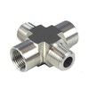HFS(R) 1/2" NPT Thread Pipe Fitting 4 Way Cross (Male