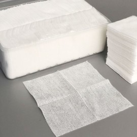 Stretchable Large Cotton Pads for Toner Packs & Wet Compresses - Water-Saving Spa Sheets Free Size / Ai Elegant Box Stretch Cotton 10ea