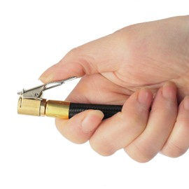 CDDCWZ Tyre Inflator Hose, 30 cm Tyre Inflator Hose, Car Bicycle Valve Adapter, Valve Extension Set for Car, Bicycle, Motorcycle, Compressor