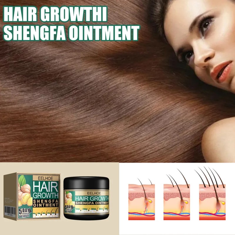 Crema Capilar De Jengibre Para El Crecimiento Del Cabello