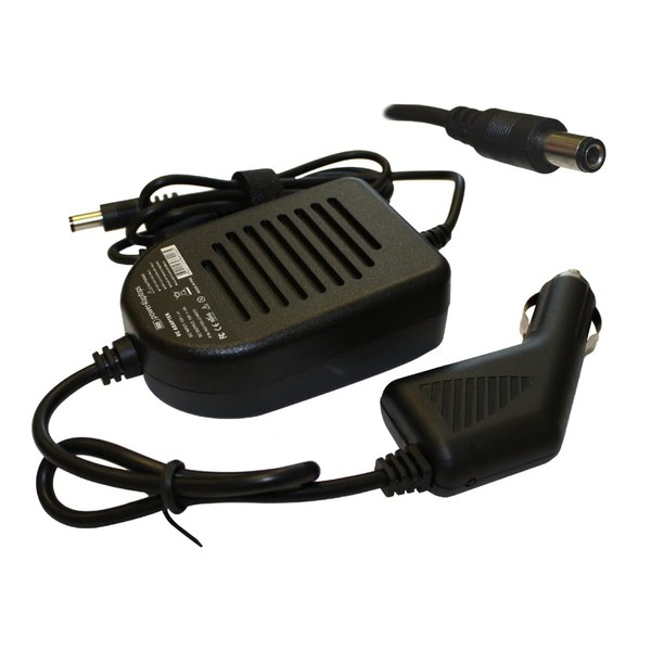 Power4Laptops DC Adapter Laptop Car Charger Compatible With Toshiba Satellite