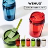WEMUG Clear Tumbler (Lightweight and High Seal Plastic Double Wall