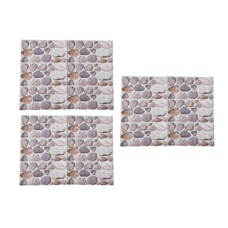 18PCS Tile Stickers Strong Reflection Water Oil Proofing Strong Layering