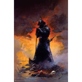 Scorpio Posters Death Dealer Three - by Frank Frazetta - Poster - 24" x 36"